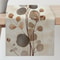 Bohemian Eucalyptus Leaf Linen Table Runner For Dining Kitchen Decor 0