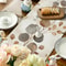 Bohemian Eucalyptus Leaf Linen Table Runner For Dining Kitchen Decor 1