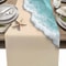 Summer Ocean Beach Starfish Linen Table Runner Holiday Party & Dining Decor