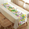 Springtime Vintage Easter Bunny & Floral Table Runner for Dining Table Decor