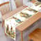 Springtime Vintage Easter Bunny & Floral Table Runner for Dining Table Decor
