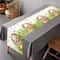 Springtime Vintage Easter Bunny & Floral Table Runner for Dining Table Decor