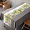Springtime Vintage Easter Bunny & Floral Table Runner for Dining Table Decor