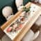 Spring Bunny Egg Floral Table Runner Easter Table Decor Linen For Dining 1
