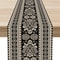 Elegant Vintage Paisley Table Runner Linen Table Decor For Kitchen Birthday 0