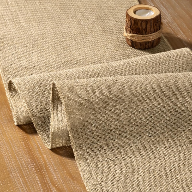 Rustic Jute Table Runner Farmhouse Burlap Dining Decor 2