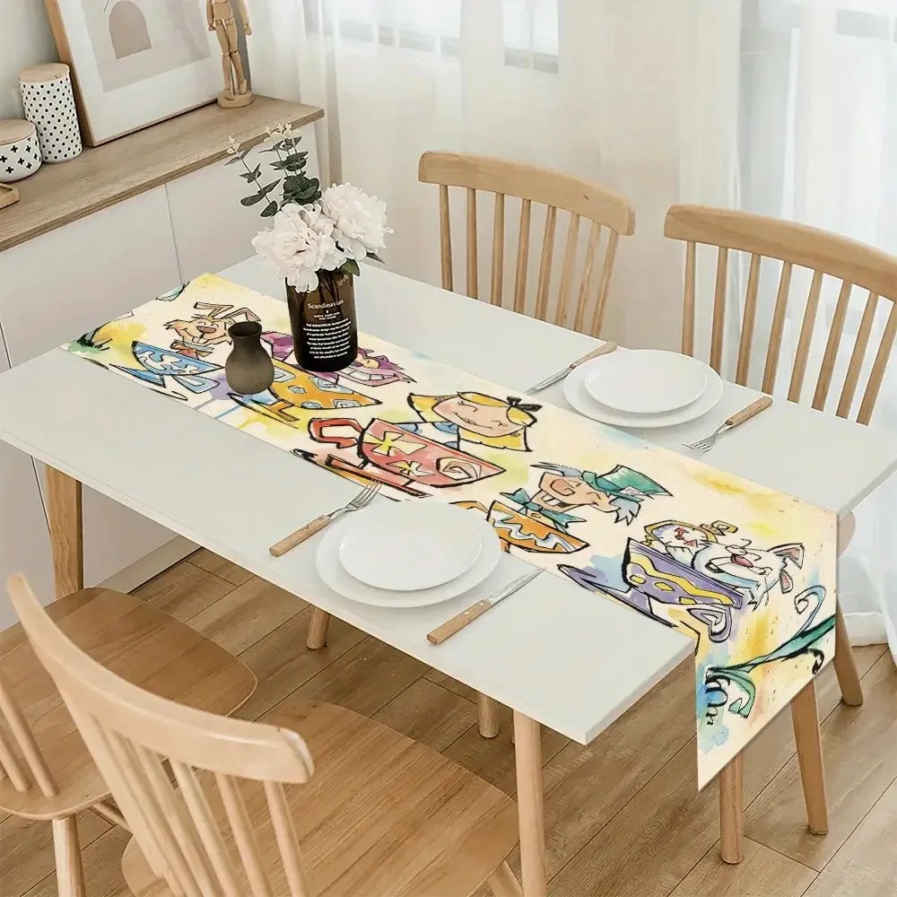 Whimsical Wonderland Table Runner For Kids Birthday Party Decor 4