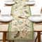 Elegant Vintage Linen Table Runner With Floral Bird Design Farmhouse Table Decor 0