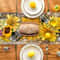 Sunflower Linen Table Runner For Kitchen Dining Summer Table Runner Decor 2