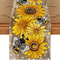 Sunflower Linen Table Runner For Kitchen Dining Summer Table Runner Decor 6