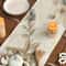 Elegant Beige Brown Floral Table Runner For Luxury Dining Decor 3