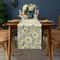 Spring Daisy Floral Linen Table Runner Holiday Table Decor Farmhouse Dining Decor 1
