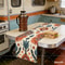 Bohemian Sunflower Table Runner Ethnic Farmhouse Table Decor 4