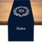 Premium Navy White Jewish Tablecloth With Star Of David Elegant Shabbat Holiday Dining Linen 0