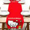 Kawaii Hello Kitty Table Runner Red Festive Party Holiday Table Decor 0