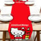 Kawaii Hello Kitty Table Runner Red Festive Party Holiday Table Decor 0