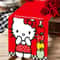 Kawaii Hello Kitty Table Runner Red Festive Party Holiday Table Decor 4