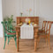 Rustic Cotton Linen Table Runner for Seasonal, Holiday & Wedding Dining Table Decor