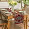 Rustic Persian Farmhouse Linen Table Runner for Dining & Holiday Decor