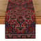 Rustic Persian Farmhouse Linen Table Runner for Dining & Holiday Decor
