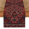 Rustic Persian Farmhouse Linen Table Runner for Dining & Holiday Decor