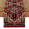 Rustic Persian Farmhouse Linen Table Runner for Dining & Holiday Decor