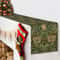 Vintage Linen Floral Table Runner Elegant Farmhouse Table Decor