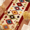 Bohemia Persian Style Linen Table Runner Farmhouse Wedding & Holiday Table Decor