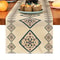 Bohemia Persian Style Linen Table Runner Farmhouse Wedding & Holiday Table Decor