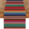 Mexican Fiesta Serape Table Runner Colorful Stripes Linen Party Decor Table Runner For Dia De Los 0