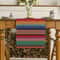 Mexican Fiesta Serape Table Runner Colorful Stripes Linen Party Decor Table Runner For Dia De Los 1