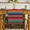 Mexican Fiesta Serape Table Runner Colorful Stripes Linen Party Decor Table Runner For Dia De Los 1