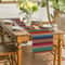 Mexican Fiesta Serape Table Runner Colorful Stripes Linen Party Decor Table Runner For Dia De Los 3
