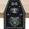 Norse Viking Raven & Tree of Life Linen Table Runner Holiday Party Decor