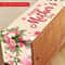 Happy Mothers Day Floral Mothers Day Table Runner Rose Print Dining Table Decor 1