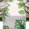 Farmhouse Palm Leaf Table Runner Reusable Dining Table Decor Linen Runner