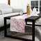 Elegant Cherry Blossom Table Runner Linen Table Runner Farmhouse Decor for Spring Summer Table Decor