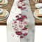 Elegant Floral Table Runner for Seasonal Dining Table Decoration