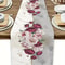 Elegant Floral Table Runner for Seasonal Dining Table Decoration