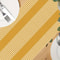 Yellow White Striped Linen Table Runner For Dining Kitchen And Holiday Decor 3