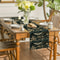 Witchy Table Runner With Moth Moon Mushroom Dining Decor 3
