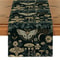 Witchy Table Runner With Moth Moon Mushroom Dining Decor 6