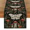 Witchy Table Runner With Moth Moon Mushroom Dining Decor 7