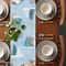 Snowman Christmas Table Runner Linen Winter Dining Decor