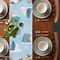 Snowman Christmas Table Runner Linen Winter Dining Decor