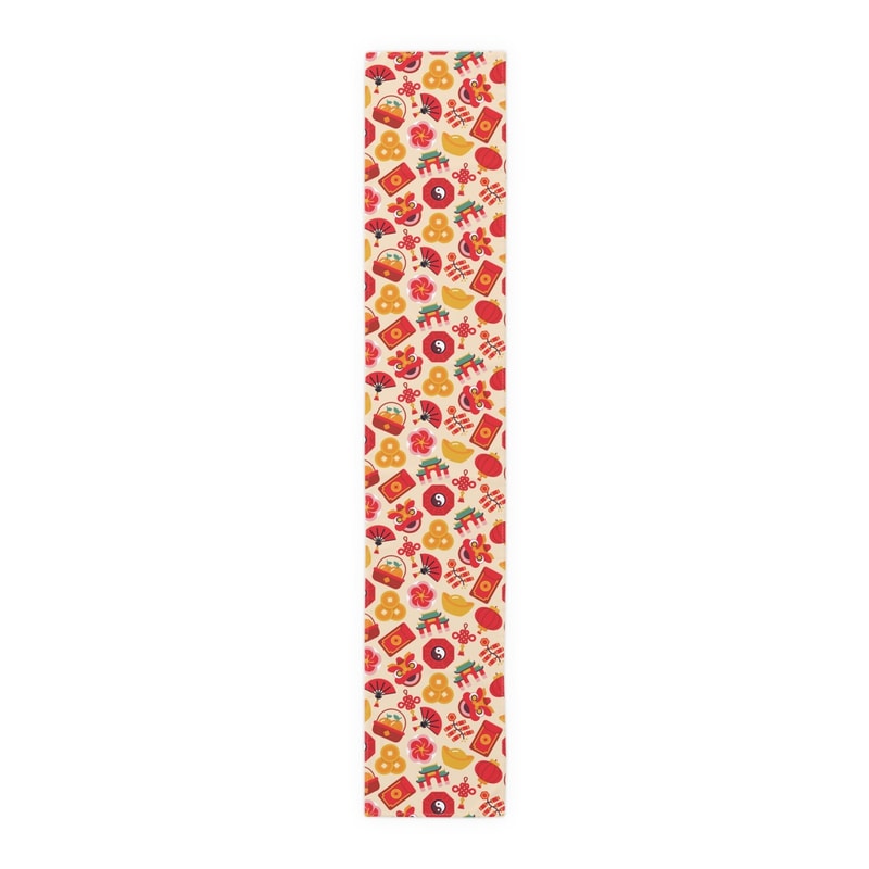 Year Of The Dragon Table Runner For Chinese Lunar New Year Decor 1