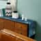 Blue Gold Marble Agate Linen Table Runner For Dining Tables And Dressers 4