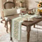 Easter Daisy Linen Table Runner For Spring Farmhouse Dining Decor 2