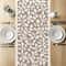 Modern Gray Floral Table Runner For Dining And Kitchen Decor 1