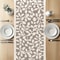 Modern Gray Floral Table Runner For Dining And Kitchen Decor 1